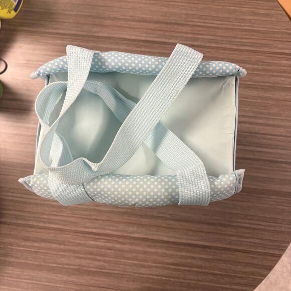 Vintage Elegant Kids 2000 Blue Teddy Bear Embroidered Diaper Bag - Picture 4 of 4